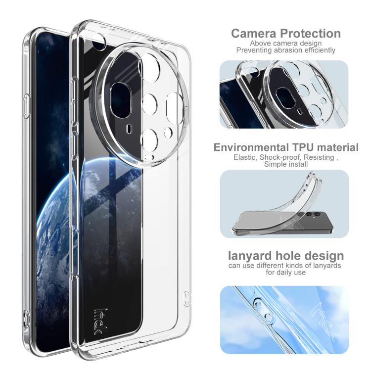 For OPPO Find X8 Ultra imak UX-5 Series Super Slim Transparent Shockproof TPU Protective Case - Transparent