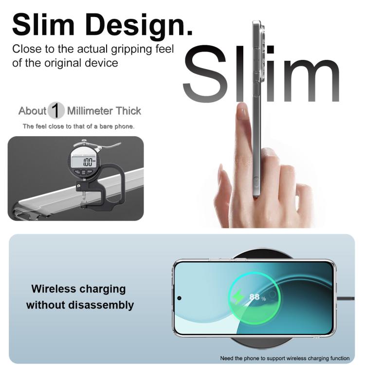 For OPPO Reno14 Pro Global imak UX-5 Series Super Slim Transparent Shockproof TPU Protective Case - Transparent
