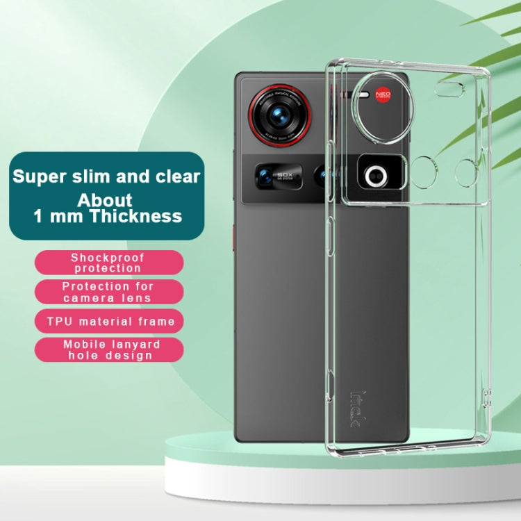 For ZTE nubia Z70 Ultra 5G imak UX-5 Series Super Slim Transparent Shockproof TPU Protective Case - Transparent