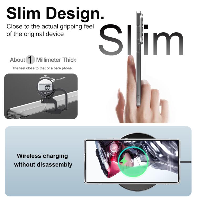 For ZTE nubia RedMagic 10 Air 5G imak UX-5 Series Super Slim Transparent Shockproof TPU Protective Case - Transparent
