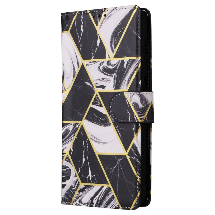 For Samsung Galaxy A26 5G Marble Bronzing Stitching Leather Phone Case