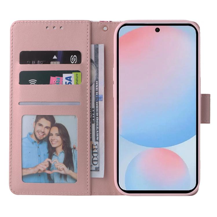 For Samsung Galaxy A37 5G / A36 5G Marble Bronzing Stitching Leather Phone Case