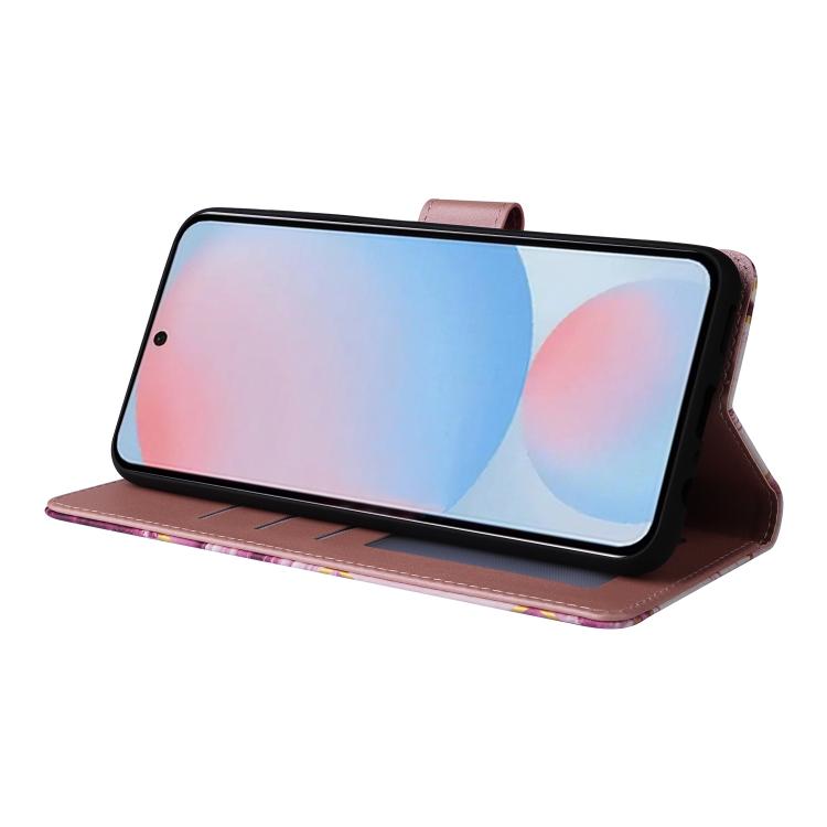 For Samsung Galaxy A37 5G / A36 5G Marble Bronzing Stitching Leather Phone Case