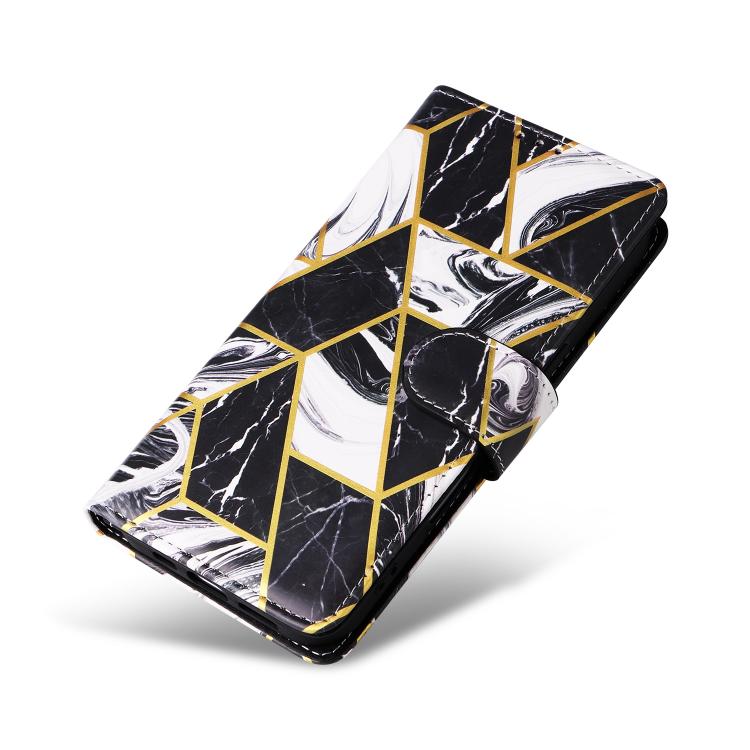 For Samsung Galaxy A07 4G / 5G Marble Bronzing Stitching Leather Phone Case