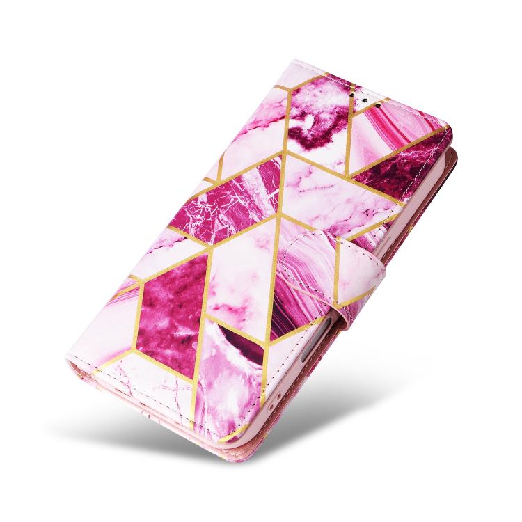 For Samsung Galaxy A07 4G / 5G Marble Bronzing Stitching Leather Phone Case