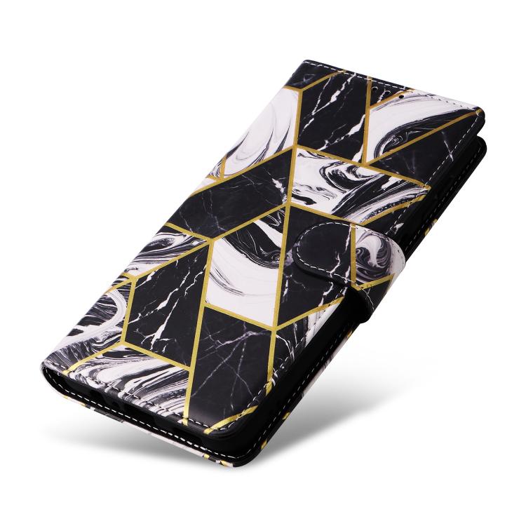 For Samsung Galaxy A17 5G Marble Bronzing Stitching Leather Phone Case