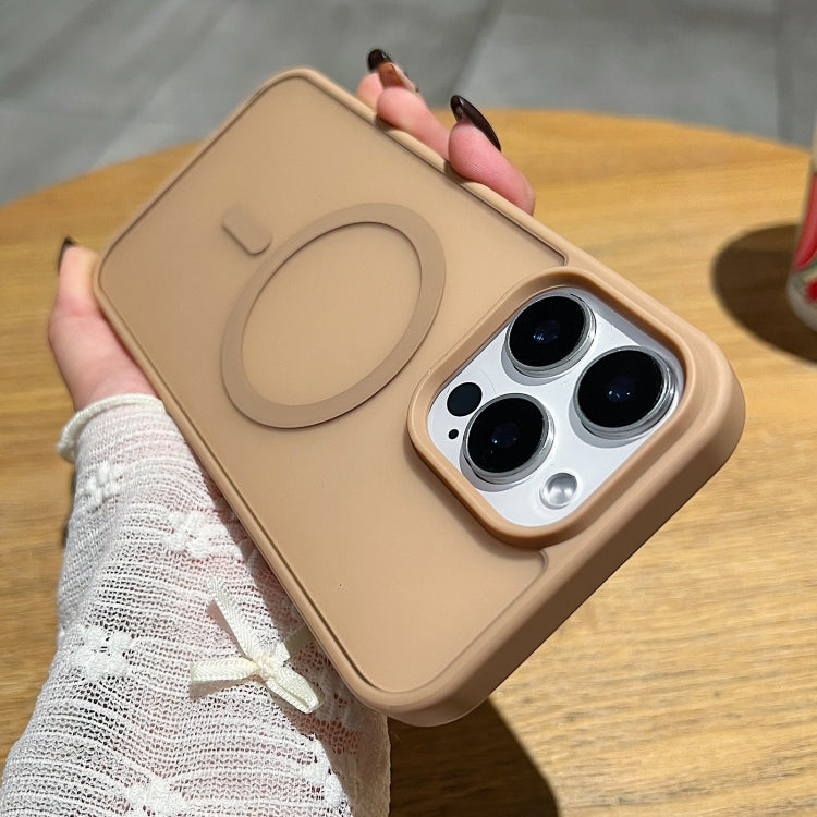 For iPhone 16 Plus Frosted Skin Feel MagSafe Phone Case