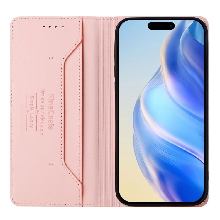 For iPhone 7 Plus / 8 Plus RC01 Dual-Folded Magnetic Suction RFID Leather Phone Case