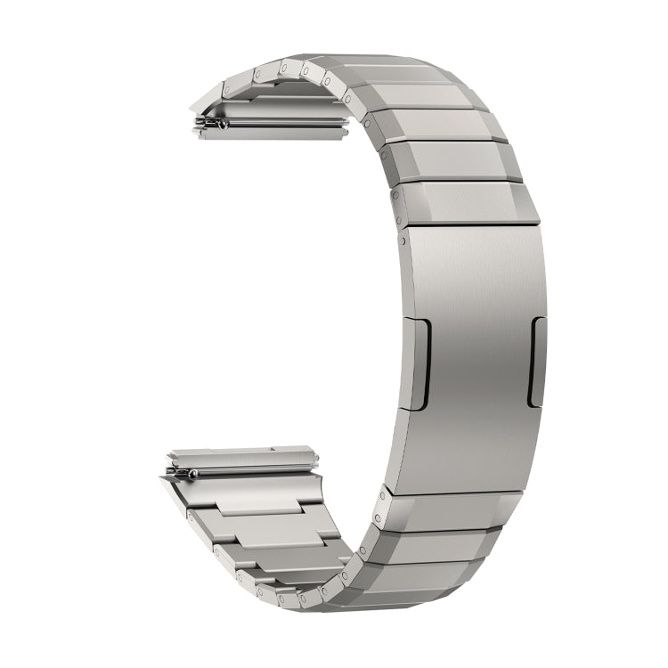 For Huawei Watch GT 5 Pro 46mm Push Folding Clasp Titanium Watch Band