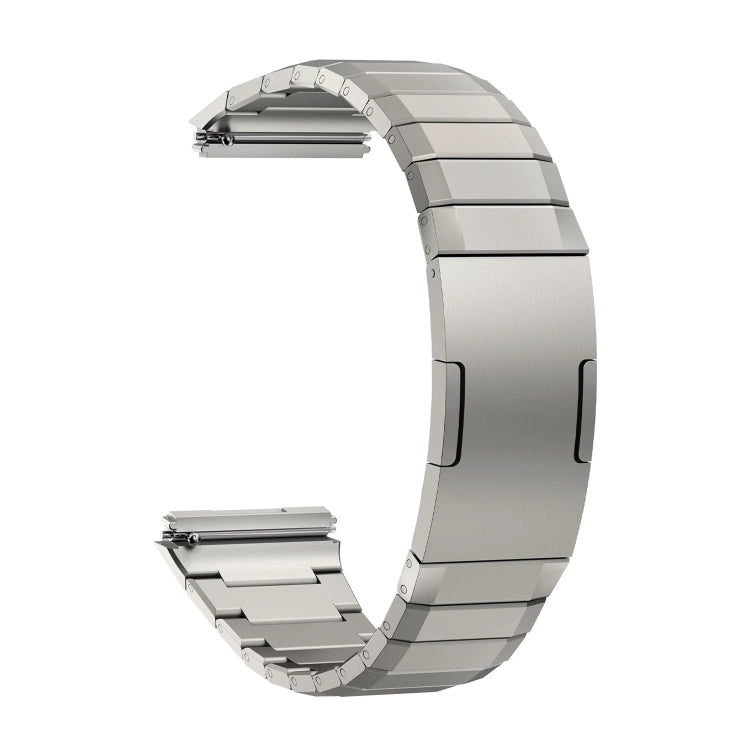 For Huawei Watch GT 5 Pro Folding Clasp Titanium Metal Quick Release Watch Band