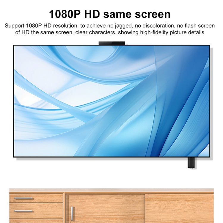 G132 1080P Type-C HD Wireless Screen Adapter - Black