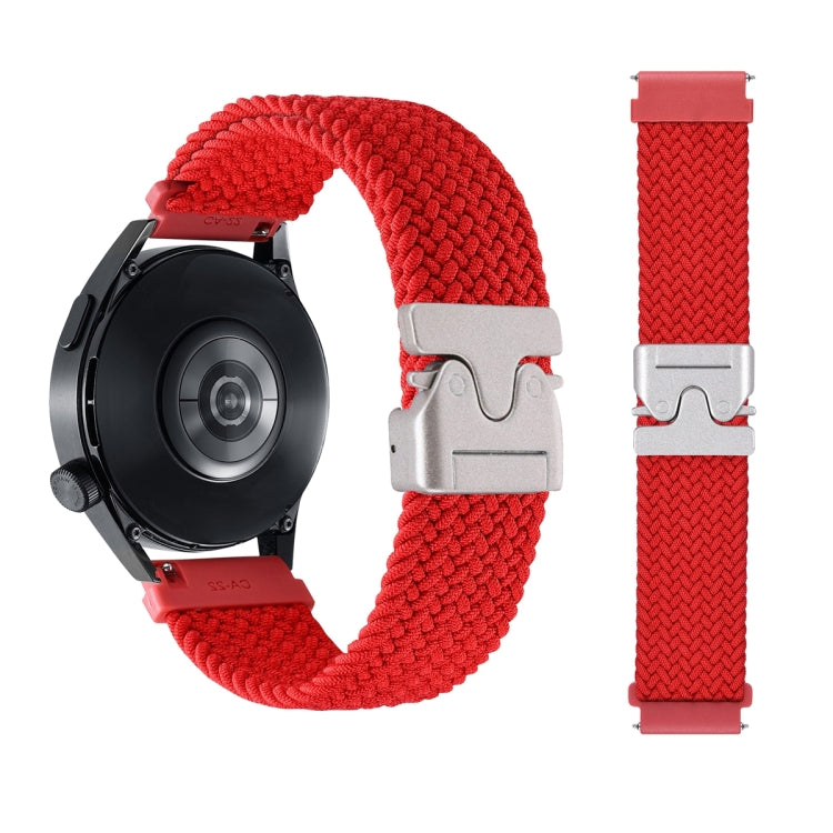 20mm Snap Button Nylon Braided Watch Band