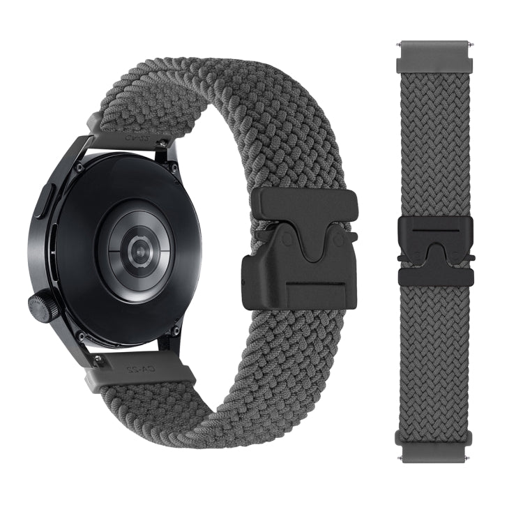 20mm Snap Button Nylon Braided Watch Band