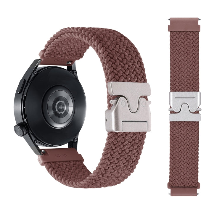 20mm Snap Button Nylon Braided Watch Band