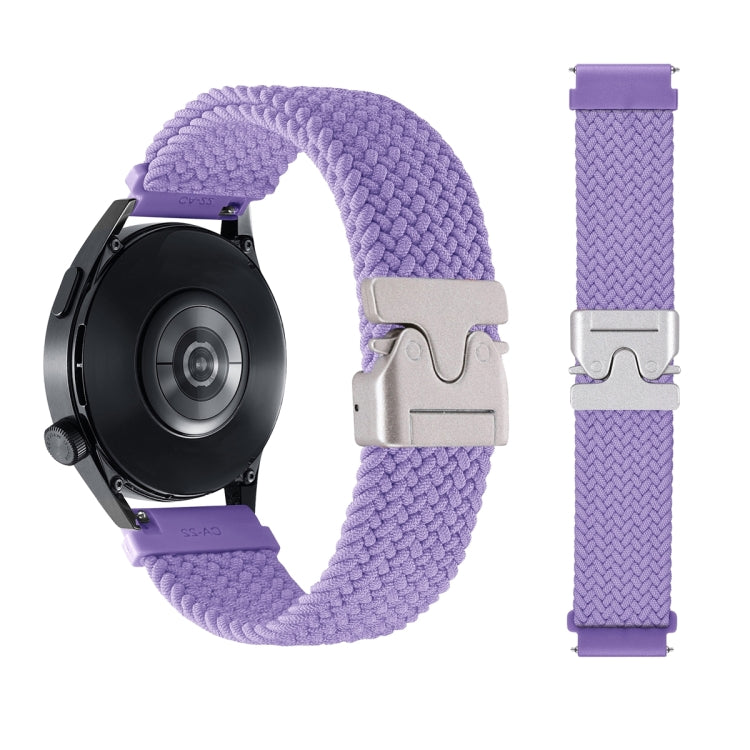 20mm Snap Button Nylon Braided Watch Band