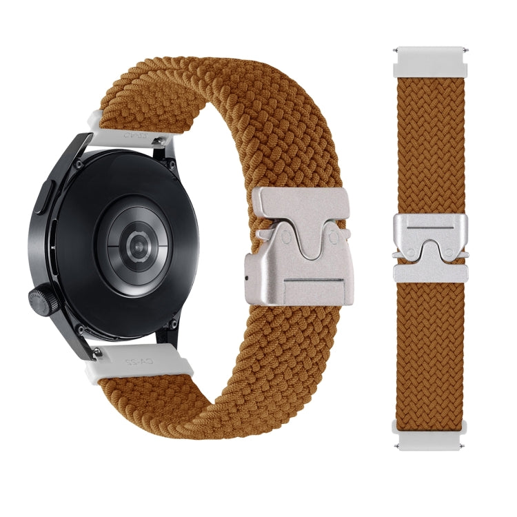 20mm Snap Button Nylon Braided Watch Band