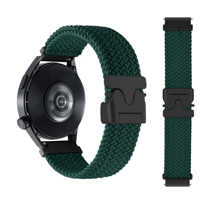 20mm Snap Button Nylon Braided Watch Band