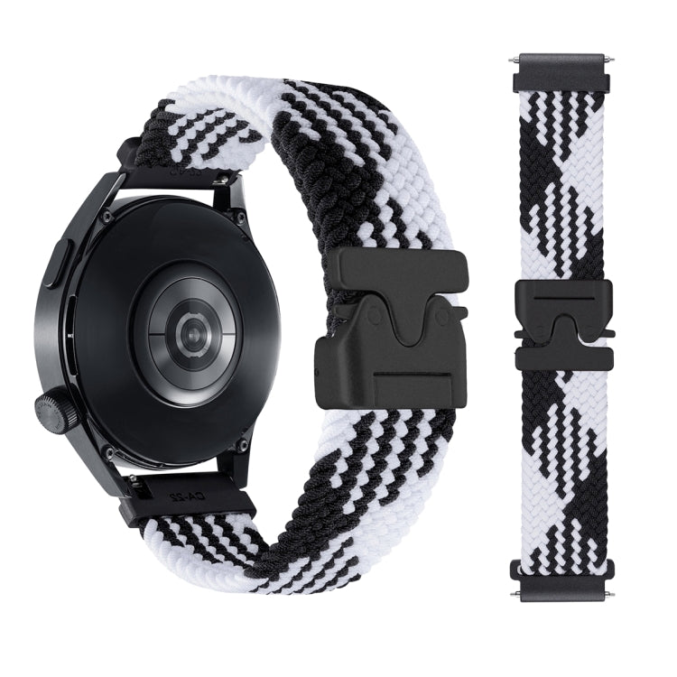 20mm Snap Button Nylon Braided Watch Band