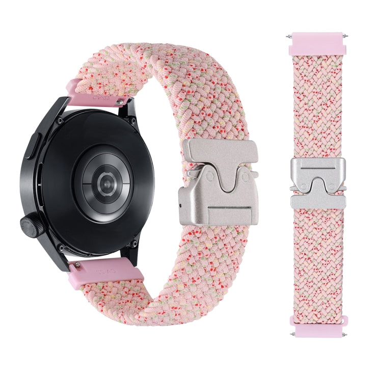 20mm Snap Button Nylon Braided Watch Band