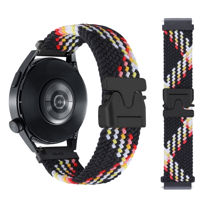 20mm Snap Button Nylon Braided Watch Band