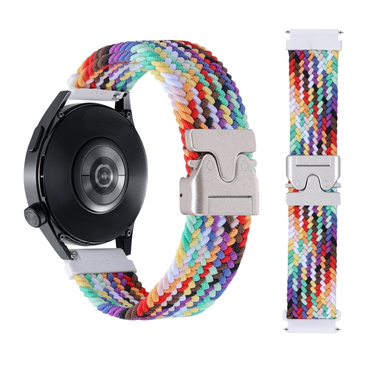 20mm Snap Button Nylon Braided Watch Band