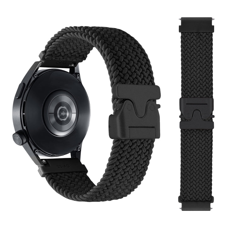 22mm Snap Button Nylon Braided Watch Band