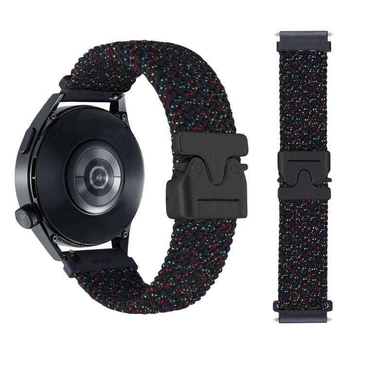 22mm Snap Button Nylon Braided Watch Band