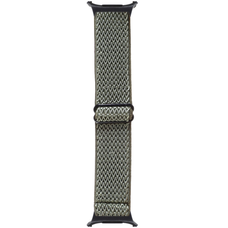 For Samsung Galaxy Watch Ultra 47mm / Ultra 2025 Wave Pattern Nylon Braided Watch Band