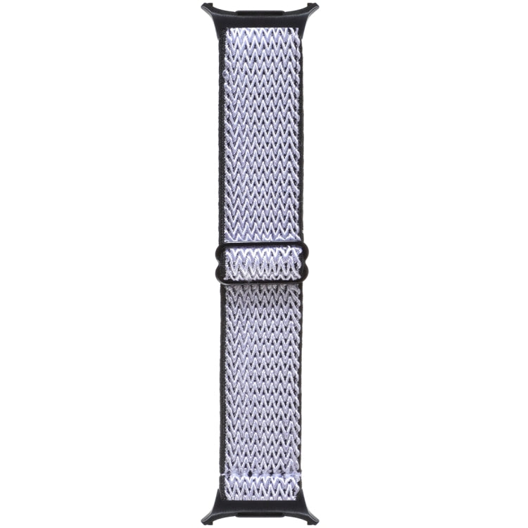 For Samsung Galaxy Watch Ultra 47mm / Ultra 2025 Wave Pattern Nylon Braided Watch Band