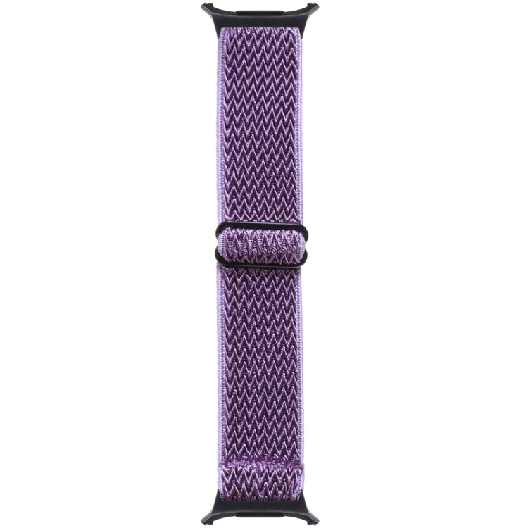 For Samsung Galaxy Watch Ultra 47mm / Ultra 2025 Wave Pattern Nylon Braided Watch Band