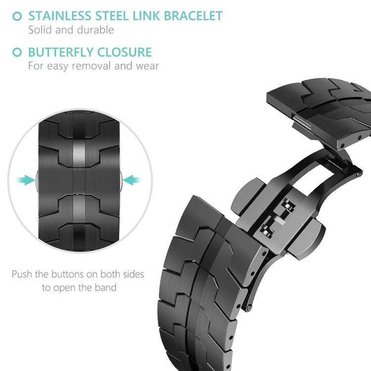 For Samsung Galaxy Watch Ultra 47mm / Ultra 2025 Butterfly Buckle Titanium Alloy Watch Band