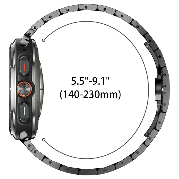 For Samsung Galaxy Watch Ultra 47mm / Ultra 2025 Butterfly Buckle Titanium Alloy Watch Band