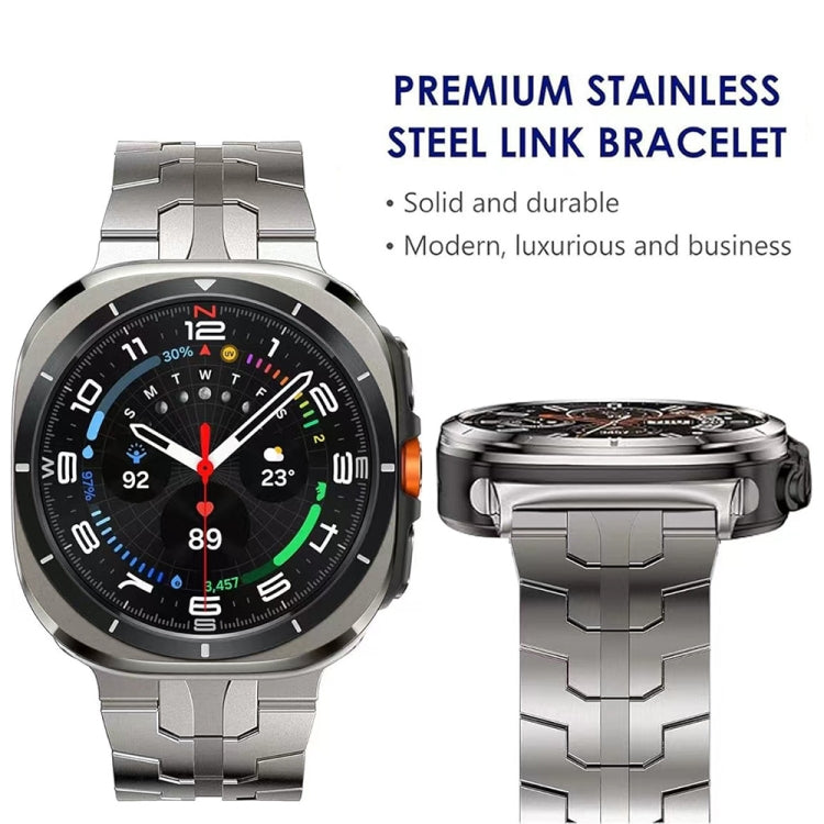 For Samsung Galaxy Watch Ultra 47mm / Ultra 2025 Butterfly Buckle Titanium Alloy Watch Band