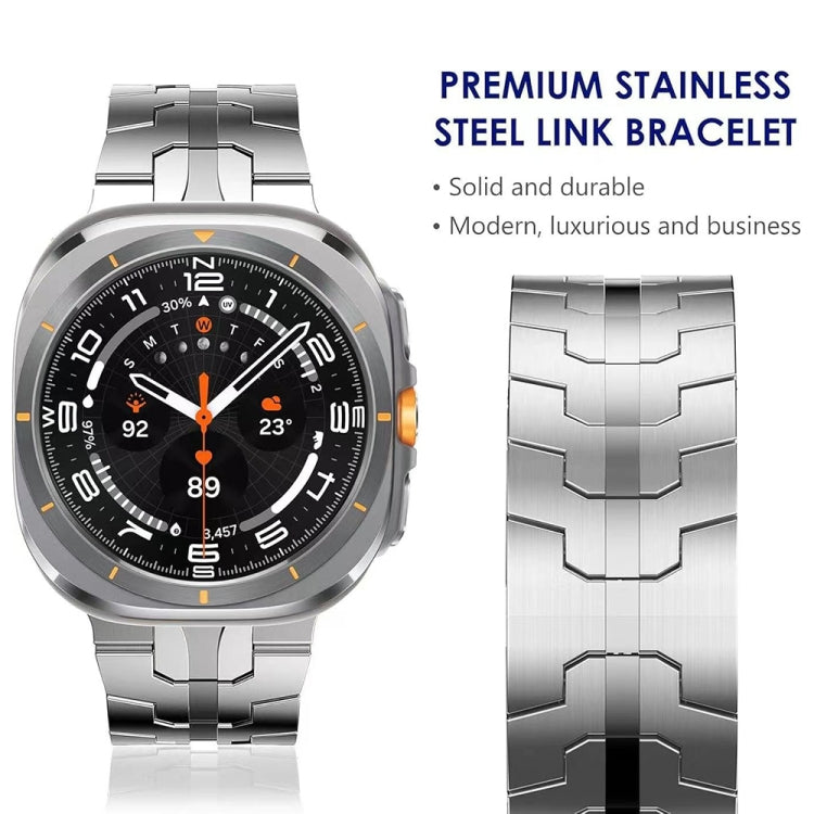 For Samsung Galaxy Watch Ultra 47mm / Ultra 2025 Butterfly Buckle Titanium Alloy Watch Band