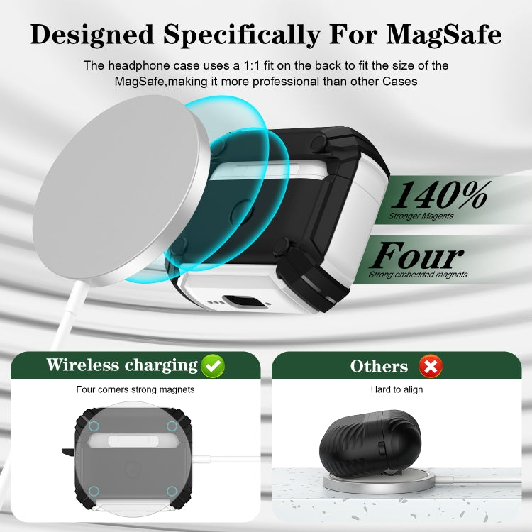For AirPods 1 / 2 Two Color MagSafe Magnetic Holder Earphone Case