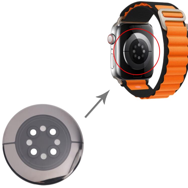 For Apple Watch Series 9 45mm Heart-rate Sensor Glass Lens Cover
