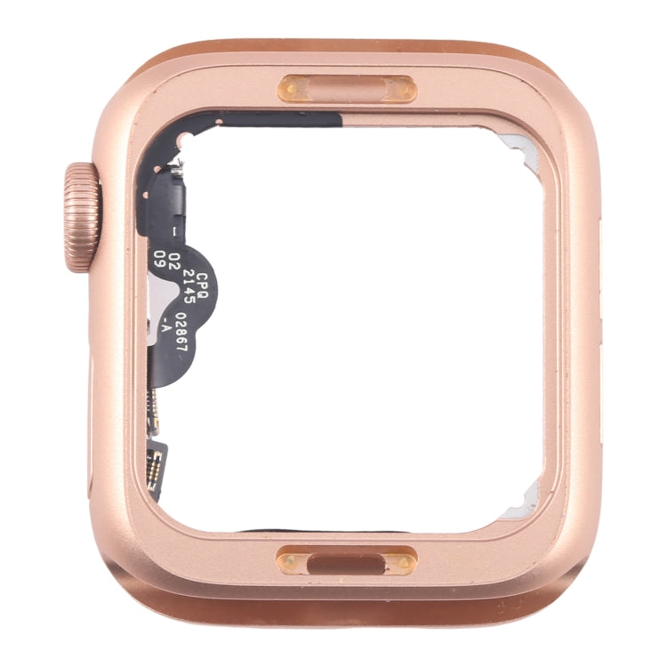 For Apple Watch Series 4 44MM LTE Aluminium Alloy Middle Frame Bezel Plate with Crown Spin Axis Flex Cable