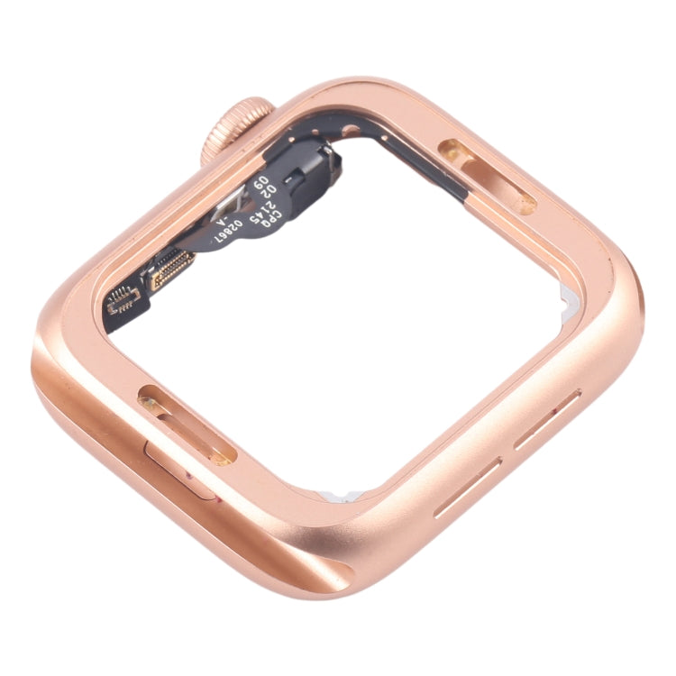 For Apple Watch Series 4 44MM LTE Aluminium Alloy Middle Frame Bezel Plate with Crown Spin Axis Flex Cable