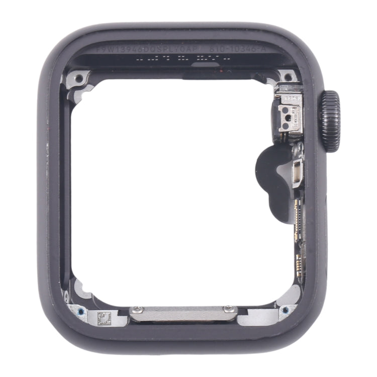 For Apple Watch Series SE 2020 44MM LTE Aluminium Alloy Middle Frame Bezel Plate with Crown Spin Axis Flex Cable