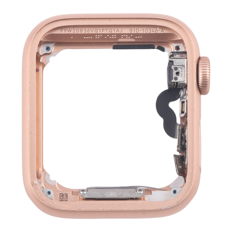 For Apple Watch Series 5 44MM GPS Aluminium Alloy Middle Frame Bezel Plate with Crown Spin Axis Flex Cable