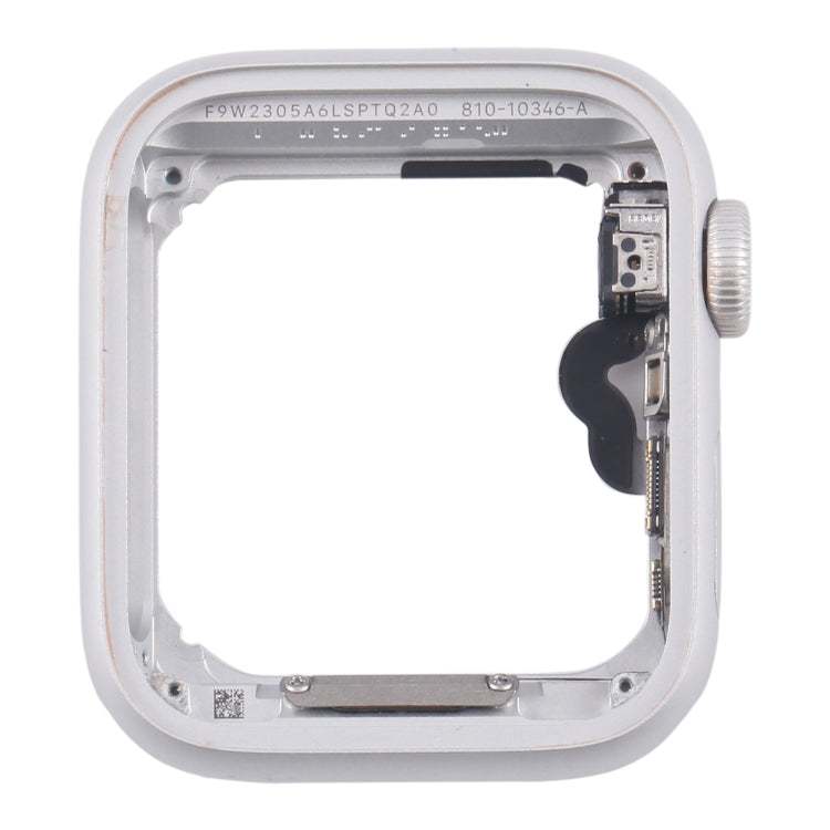 For Apple Watch Series 5 44MM GPS Aluminium Alloy Middle Frame Bezel Plate with Crown Spin Axis Flex Cable