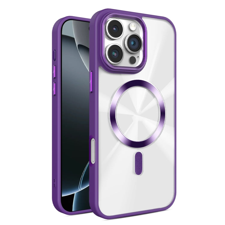 For iPhone 16 Pro Max Glaring CD Texture MagSafe Phone Case