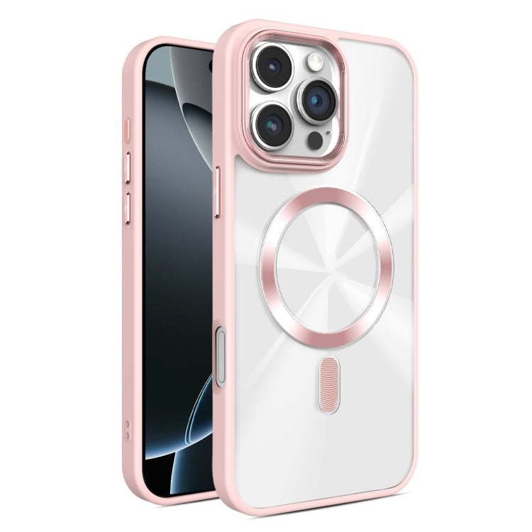 For iPhone 16 Pro Glaring CD Texture MagSafe Phone Case