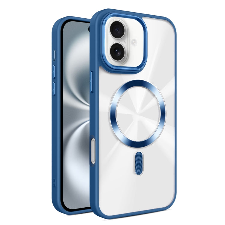 For iPhone 16 Plus Glaring CD Texture MagSafe Phone Case