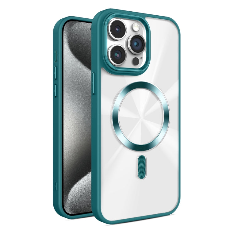 For iPhone 15 Pro Max Glaring CD Texture MagSafe Phone Case