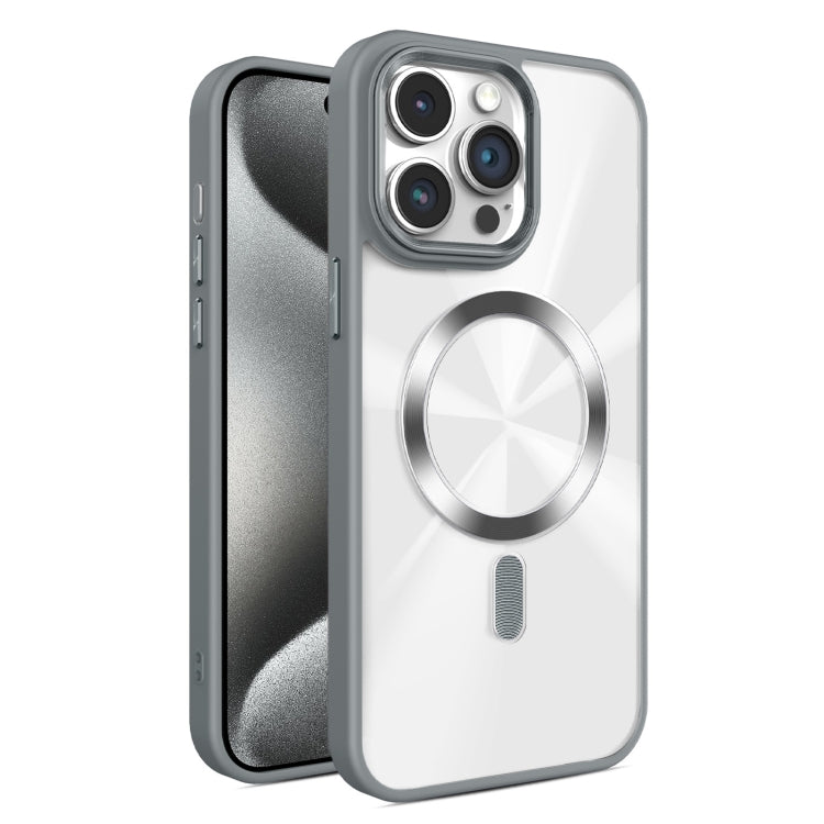 For iPhone 15 Pro Max Glaring CD Texture MagSafe Phone Case
