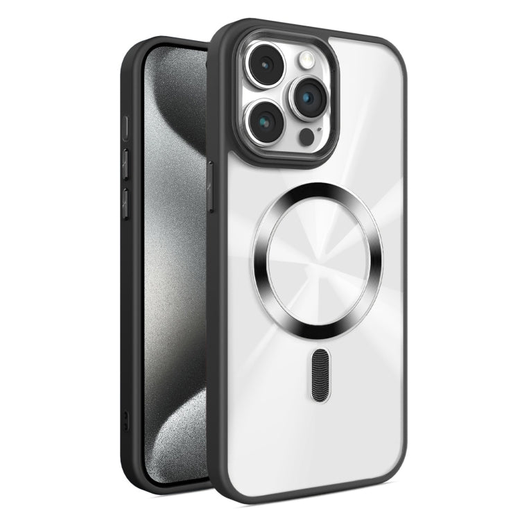 For iPhone 15 Pro Glaring CD Texture MagSafe Phone Case