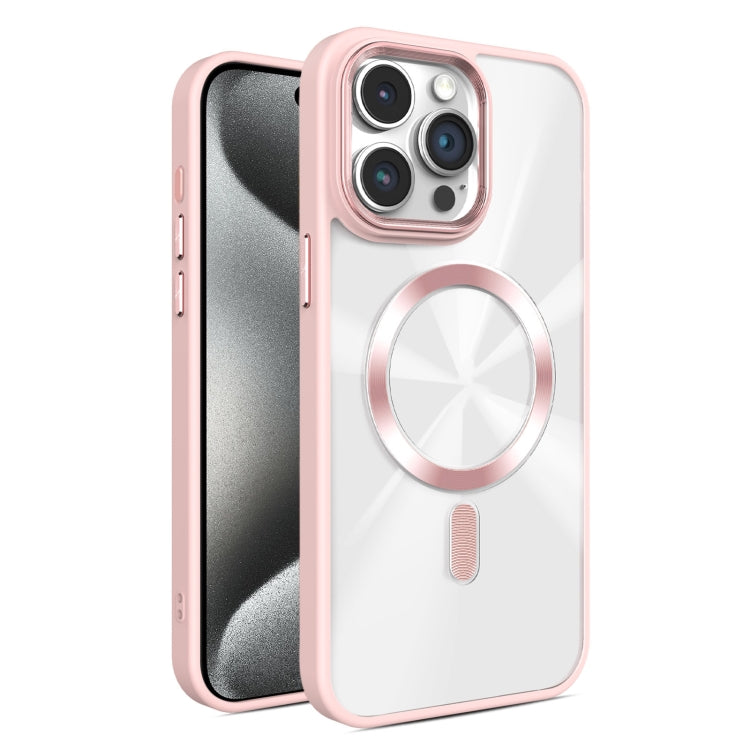 For iPhone 15 Pro Glaring CD Texture MagSafe Phone Case
