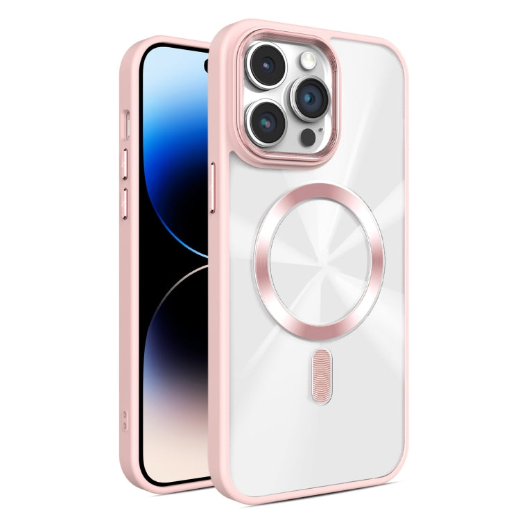 For iPhone 14 Pro Glaring CD Texture MagSafe Phone Case