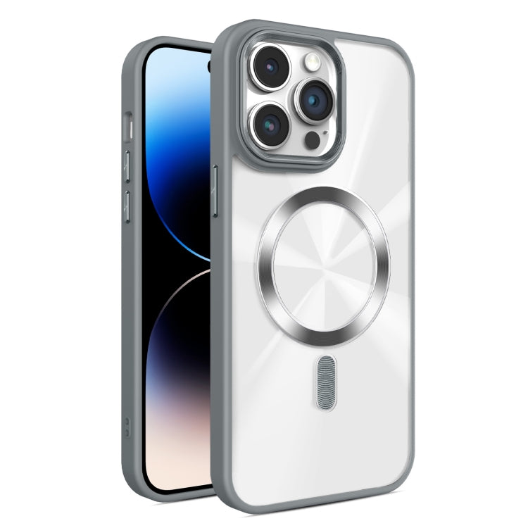 For iPhone 14 Pro Glaring CD Texture MagSafe Phone Case